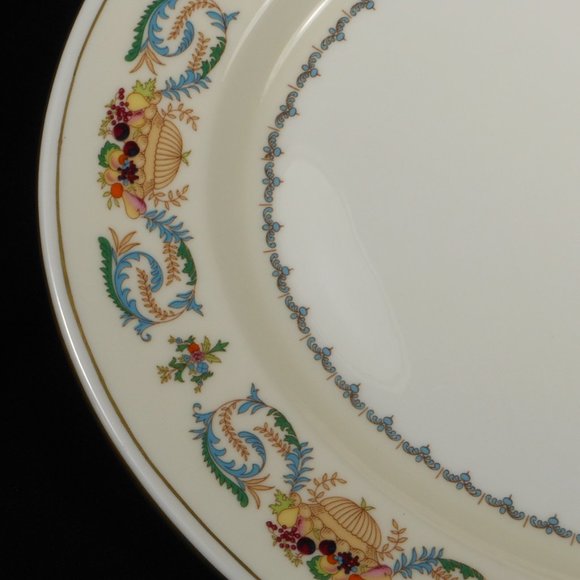 rare beautiful large bone china  oval serving platter. Aynsley UK Banquet - Picture 5 of 9